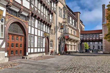 Schöne alte Häuser in Braunschweig (Niedersachsen)