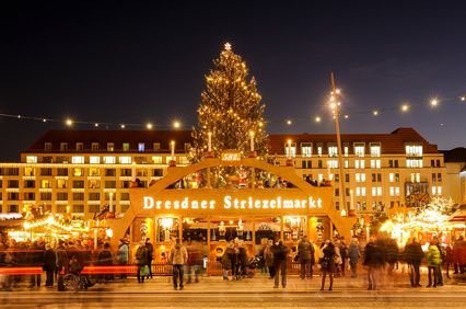 Striezelmarkt in Dresden (Sachsen)